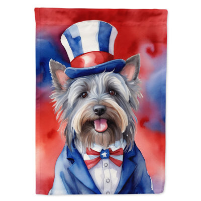 Patriotic American House Flag
