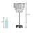 27.5"H CONTEMPORARY CRYSTAL SHADE TABLE LAMP-1439018614-1460568875