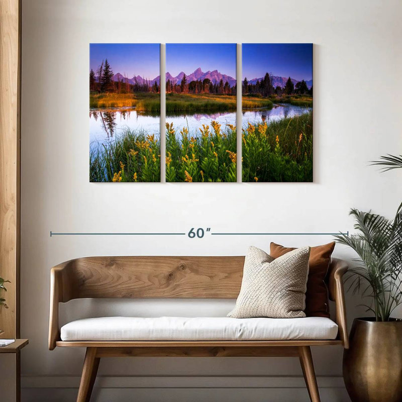 Alvord Vivid Schwabacher Landing Sunrise, H 28 po x l 45 po