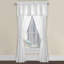 Panneau de rideau simple semi-diaphane avec passe-tringle Colvert-17852787-17862295