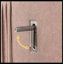 Structure de lit tapissier grand format avec tissu en chenille avec motif plissé, lit plateforme grand format avec tête de lit, structure solide et table de chevet. Pas de sommier tapissier nécessaire - rose-1047424803-1047424804