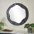 Wood Wavy Room Wall Mirror