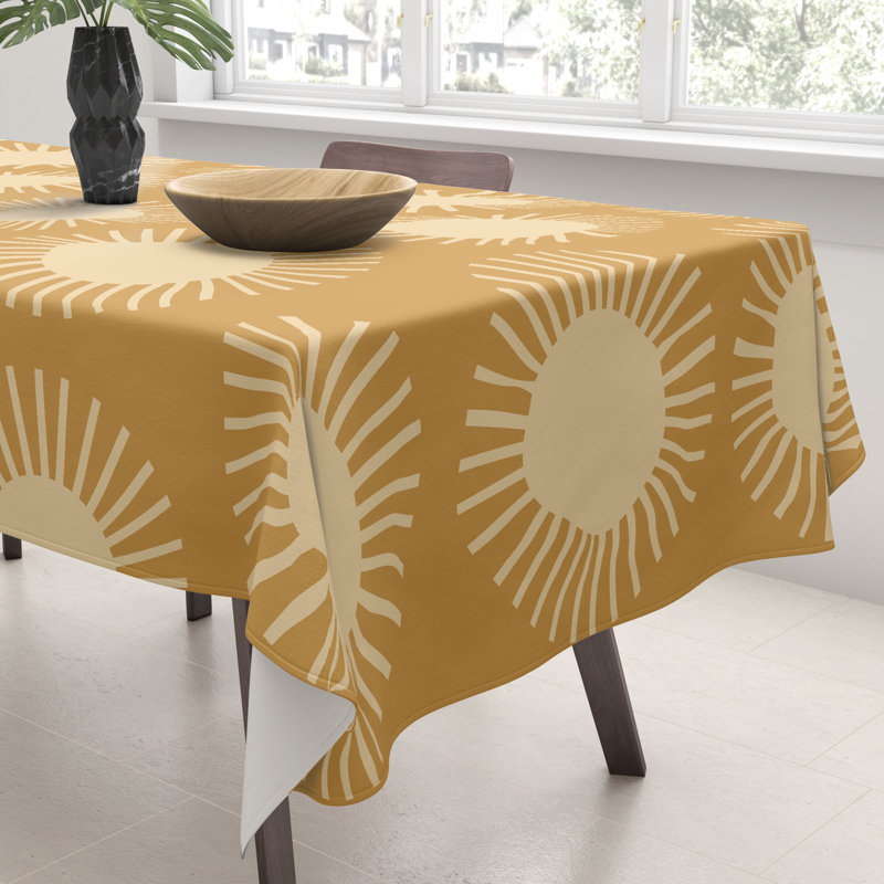 Poems Cotton 102" Tablecloth