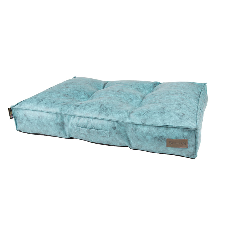 Knightsbridge 100% Polyester Pet Bed, 18cm H x 70cm W x 110cm D, Turquoise