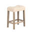 Table de bar et chaise en bois de mousse souple, brun