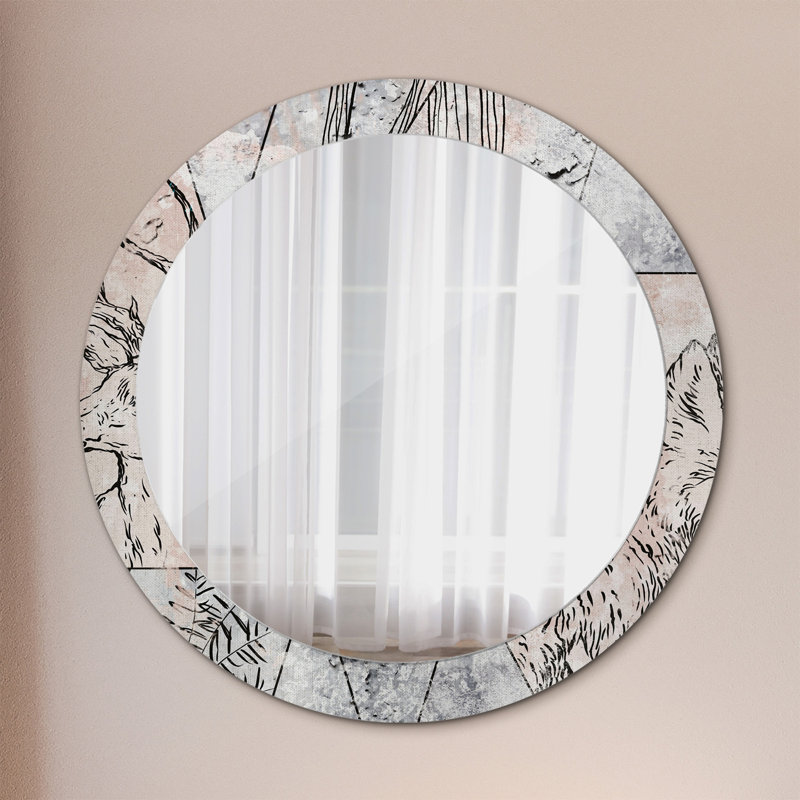 Huldar Glass Flat Wall Mirror