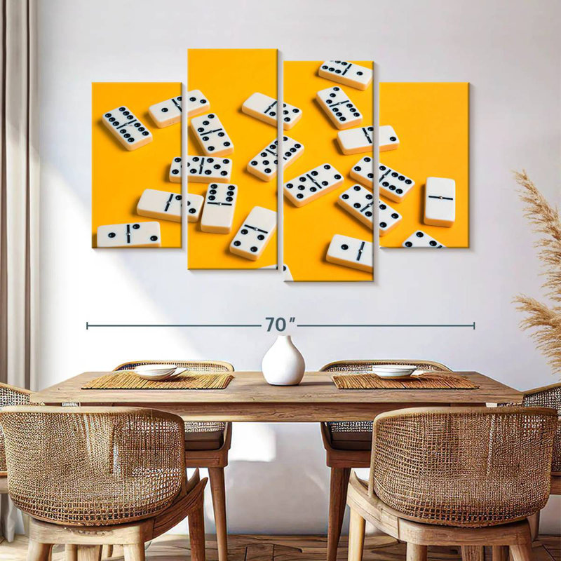 Senne Messy Dominoes, 42" H x 68" W