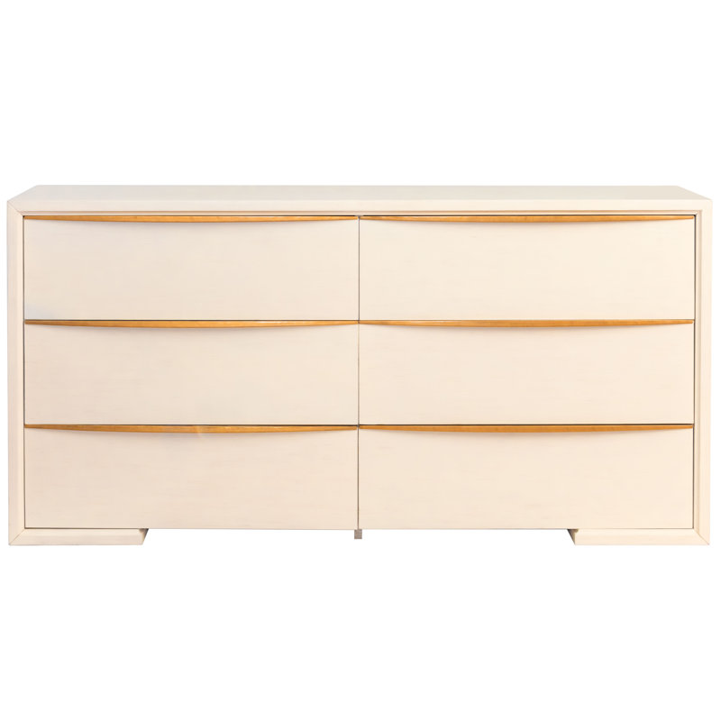 Milano 6-Drawers Dresser In Antique White