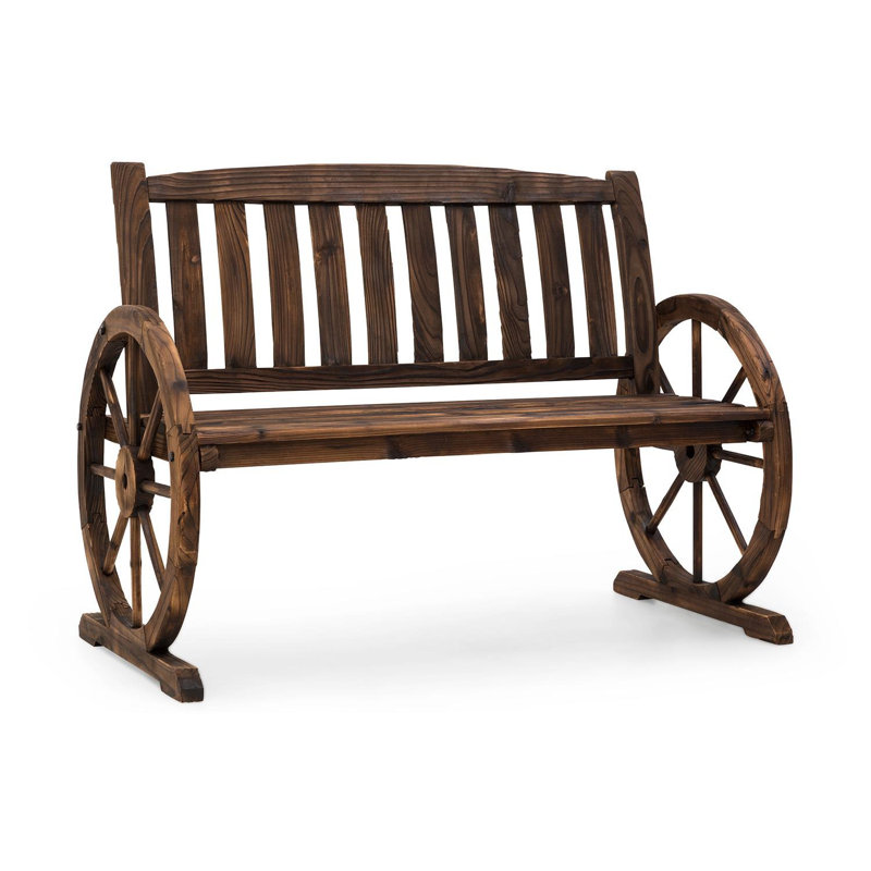 Solid Wood Fir Outdoor Bench