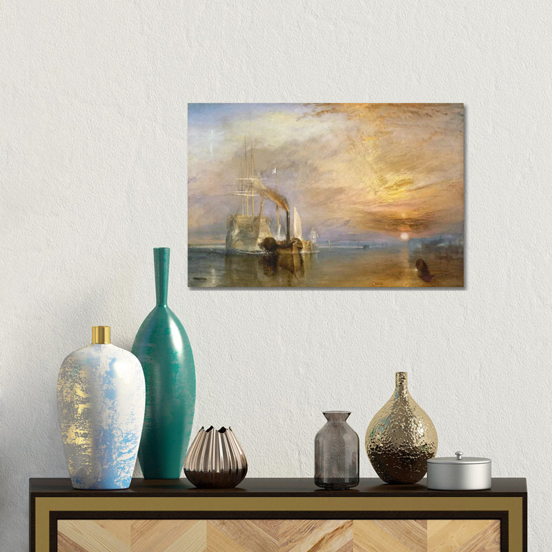 The Fighting Temeraire, 1839 - Giclée sur toile tendue avec châssis, H 12 po x l 18 po