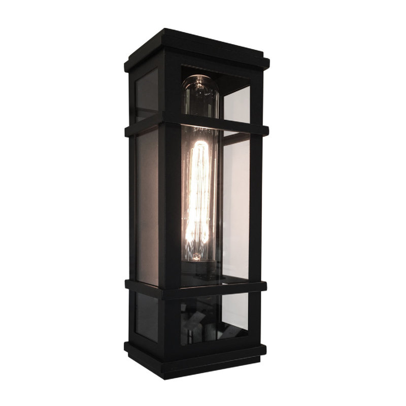 Shameka Aluminum Wall Light, Black