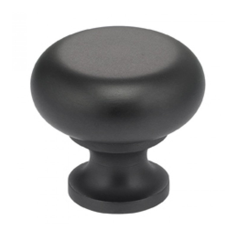 Poignée champignon surdimensionnée, H 1 po x l 1 po x P 0,88 po, Bronze frotté à l'huile