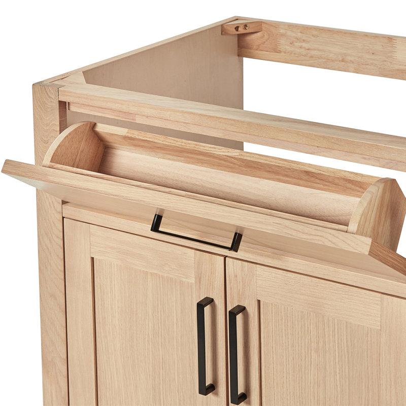 42" Single Bathroom Vanity Base only, Natural Oak