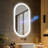 Led Bathroom Mirror With Bluetooth, Loud Dual Speakers, Lighted Vanity Mirror, 3 Color Lighting, Anti-fog, Dimmable, Sensitive Touch Button-1874311628