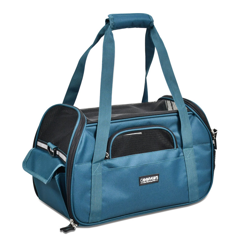 Soft Pet Carriers, 19'', Teal Blue