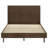 Hemlock Warm Brownplatform Panel Bed