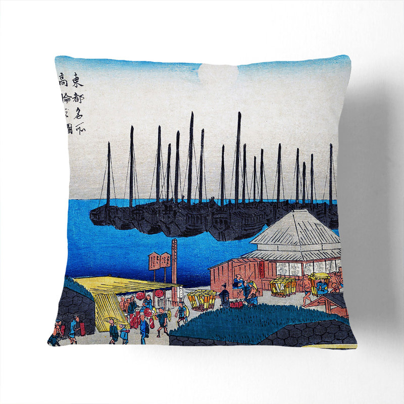 Square Throw Cushion, 55cm H x 55cm W x 20cm D