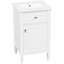 Single Bathroom Vanity with @Solid + Manufactured Top