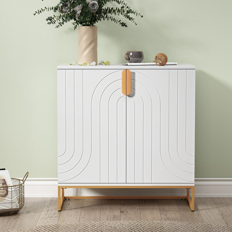 Armoire d'appoint 2 portes avec rangement