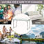 Table de camping pliante Outsunny
