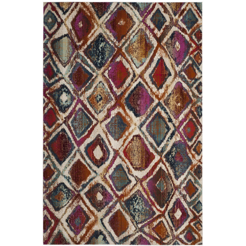 Damon Performance Geometric Rug, Rectangle 5'1" x 7'6"