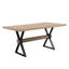 Table de salle à manger Shaun 63 "avec pieds en forme de X-1153657683
