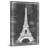 "Eiffel Tower Blueprint" Print on Wrapped Canvas-18742845