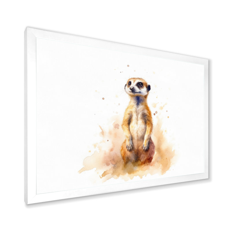 Reproductions d'art mural Mekerat, H 24 po x l 32 po x P 1 po, Cadre simple blanc