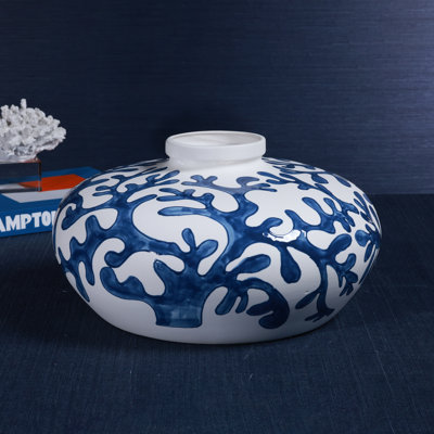 Vase en grès corail Bermuda