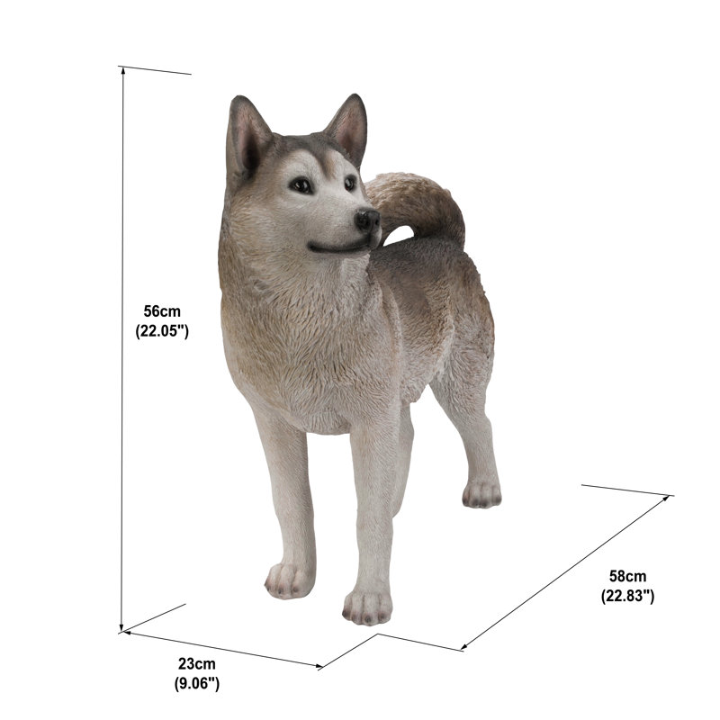 Statue pour chien sibérie husky