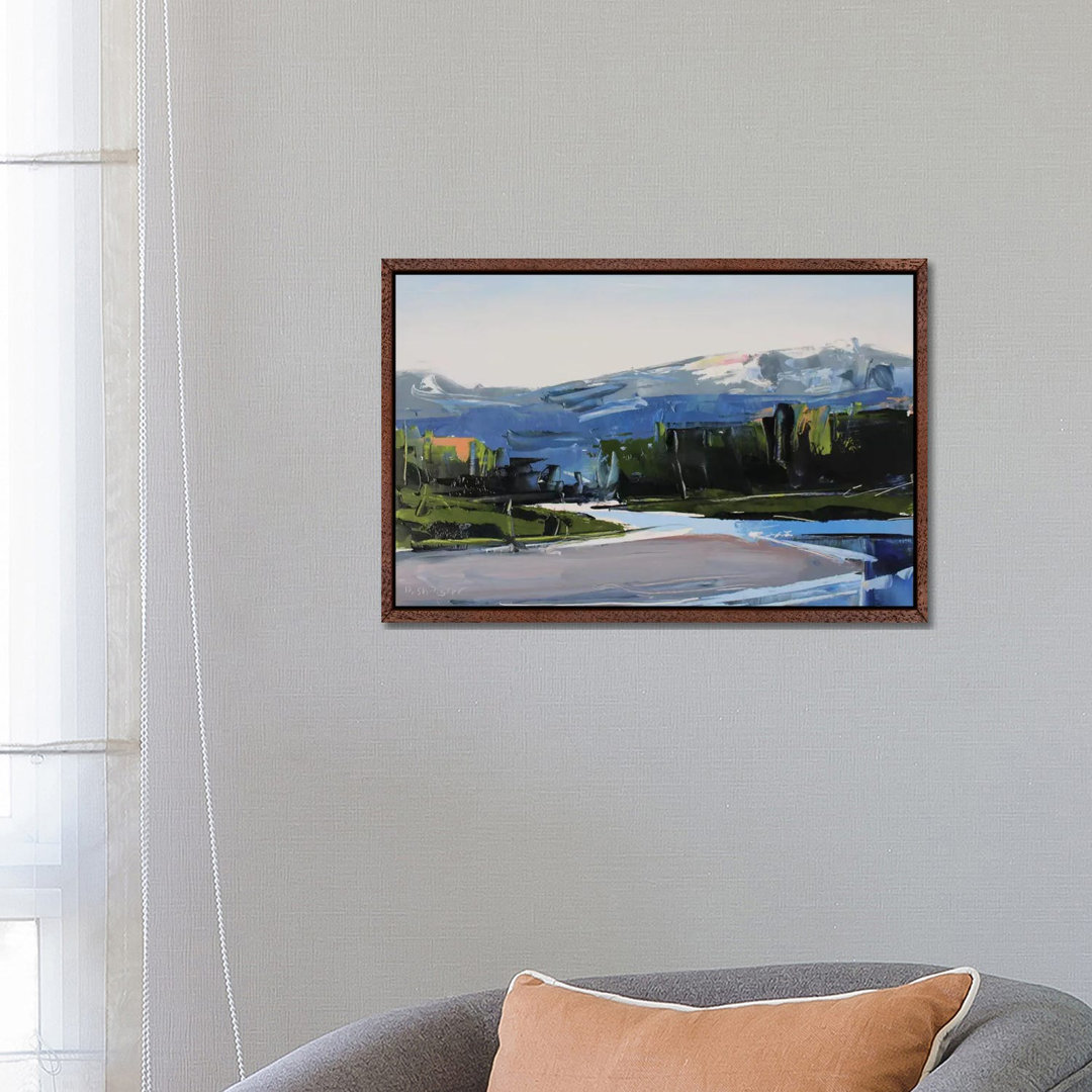 Snake River, WY von David Shingler - Galerie-verpackte Leinwand Giclée auf Leinwand