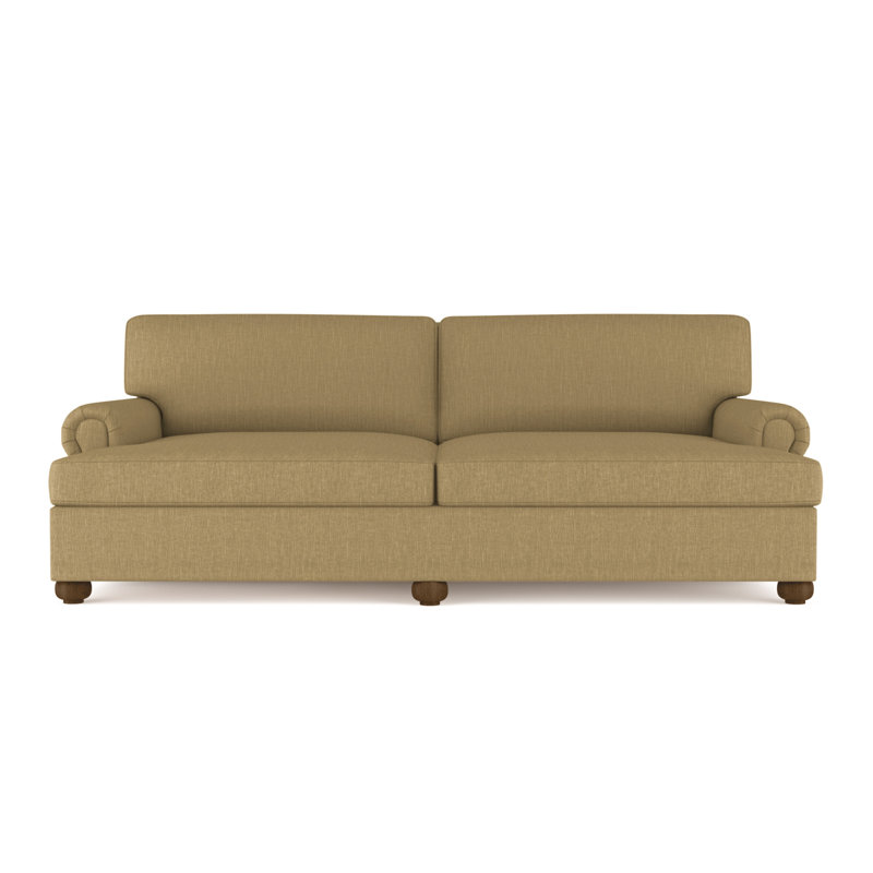 Leroy Rolled Panel-Arm Daybed with Bun Feet, Weathered, Plush Velvet Silver Streak