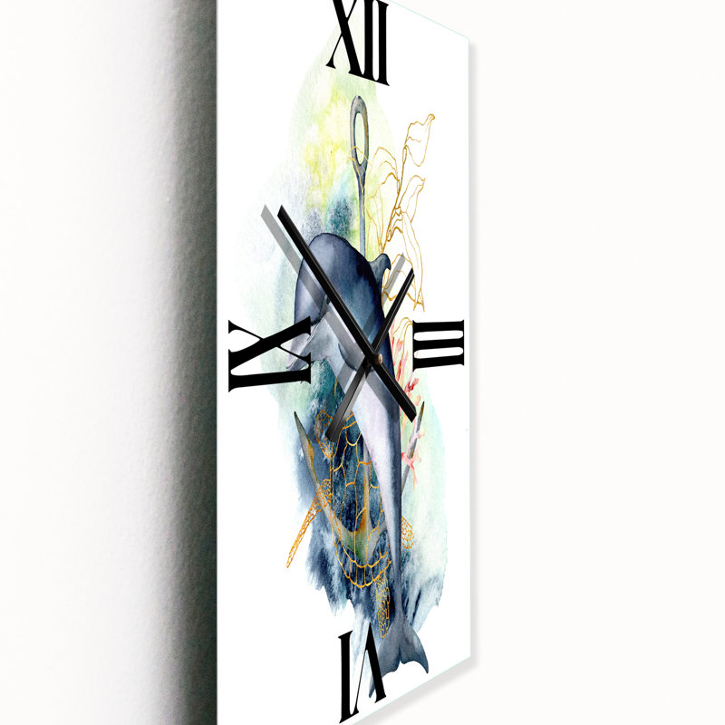 Horloge murale dauphin, Grand
