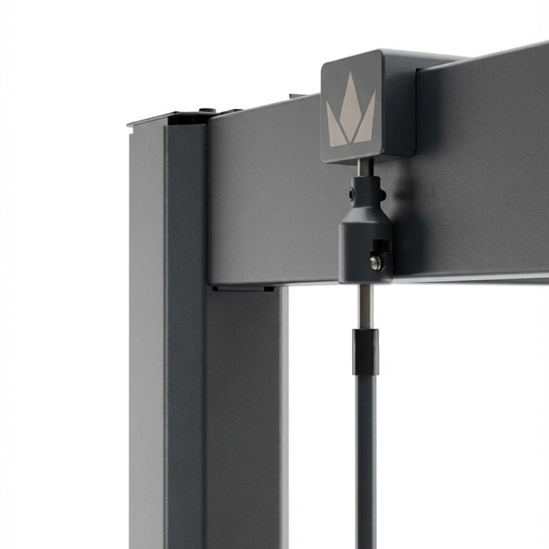 PURE Manual Louvered Roof LED Pergola, 230cm H x 300cm W x 300cm D