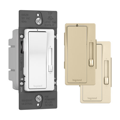Radiant Single Pole and 3-Way Slide Dimmer