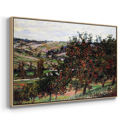 Pommiers près de Vetheuil, 1878, reproduction d'art sur toile