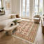 Geometric Cotton and Chenille Flatweave Area Rug-1486802417