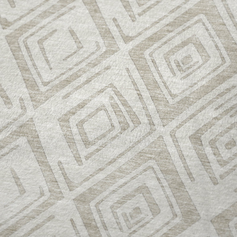 Jeté en laine Sherpa ASB737 Addison, Beige