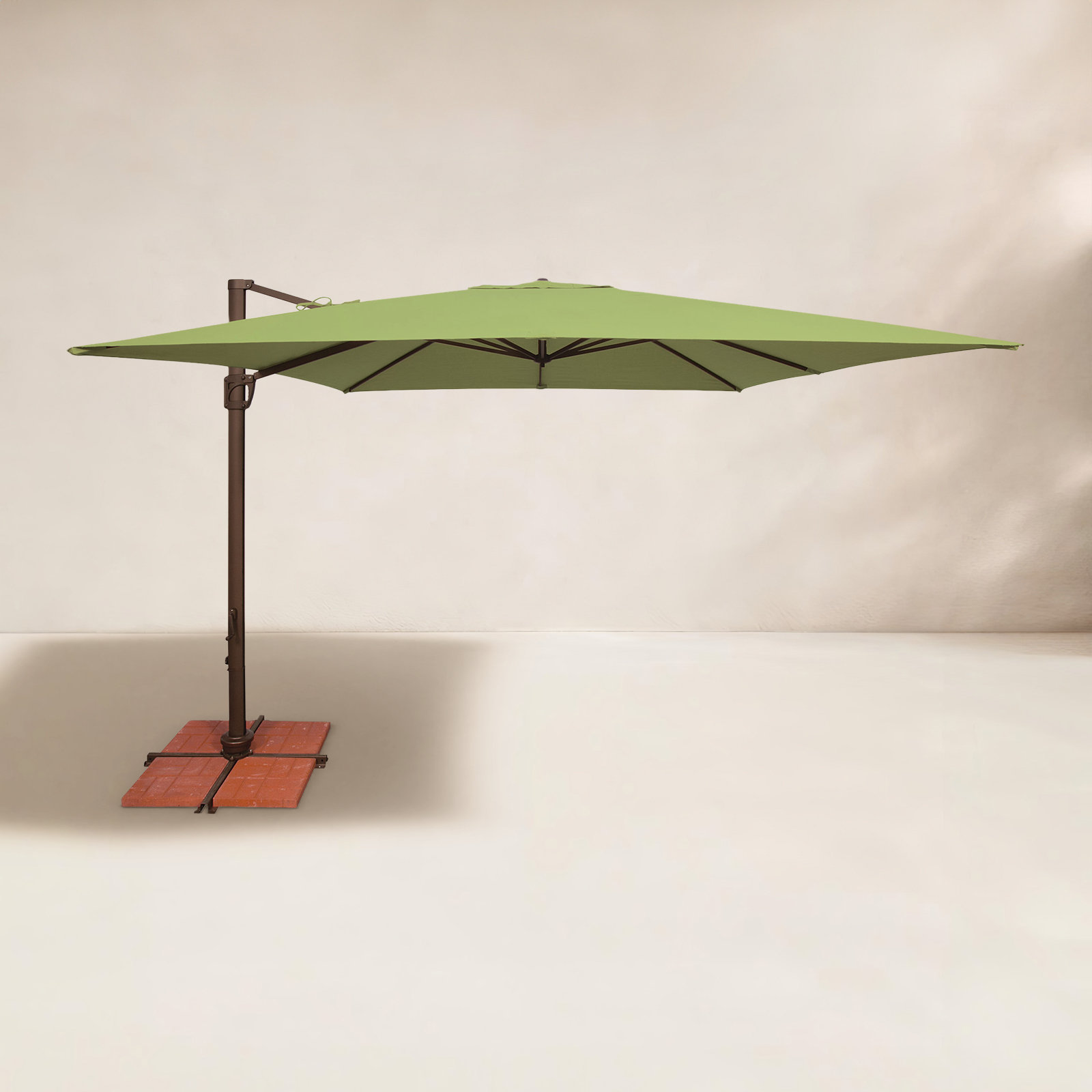 Darel 10' Cantilever Umbrella, Bronze, Sunbrella / Black