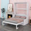 Lit escamotable mural Murphy avec coussin-841864648