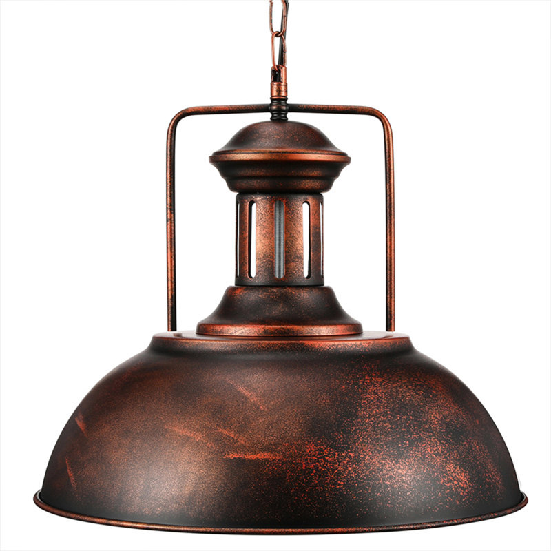 Alexadra 1 - Light Copper Shaded Pendant, 56'' H X 16'' W X 16'' D