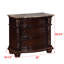 Table de chevet à 3 tiroirs avec table en bois massif 1pc