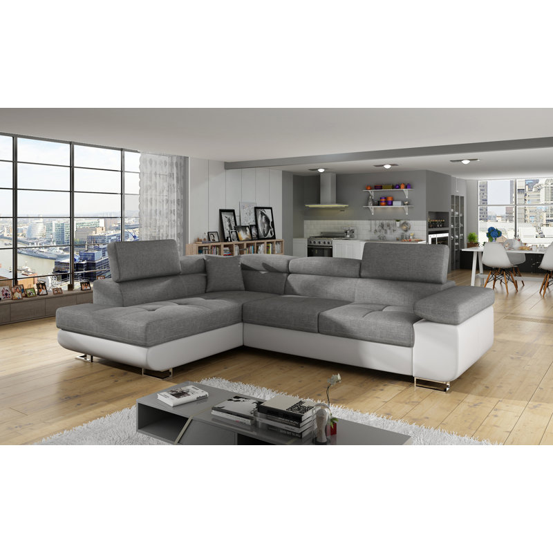 Aala 3 Seater Sofa Bed, Left Hand Facing