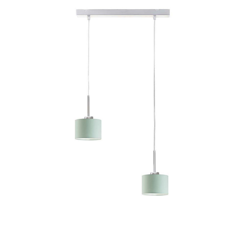 Gurganious 2 - Light Kitchen Island Pendant, Silver, Green