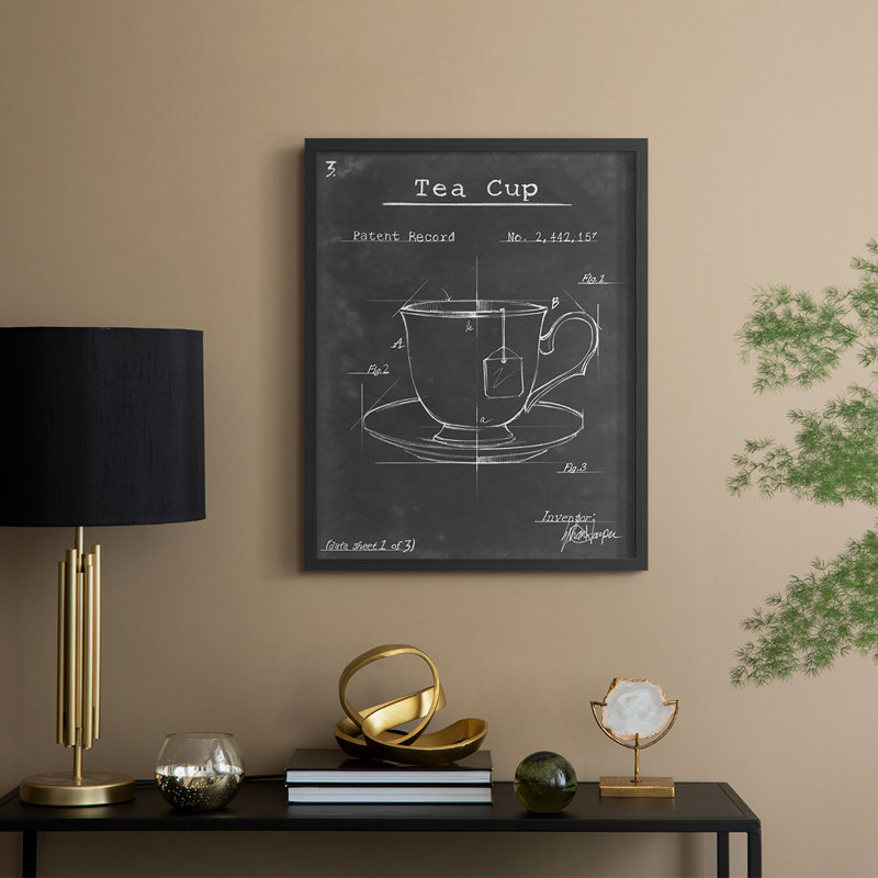Morning Routine I Framed Print - Solid Wood, Black, 30" H x 24" W