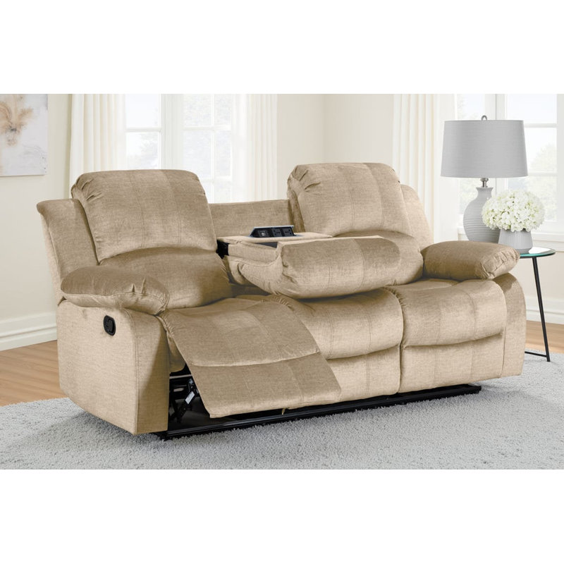 Alaiyna Wide Home Theater Recliner Recliner, 3, Oatmeal