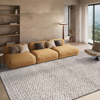 Tapis ivoire / gris Adessa