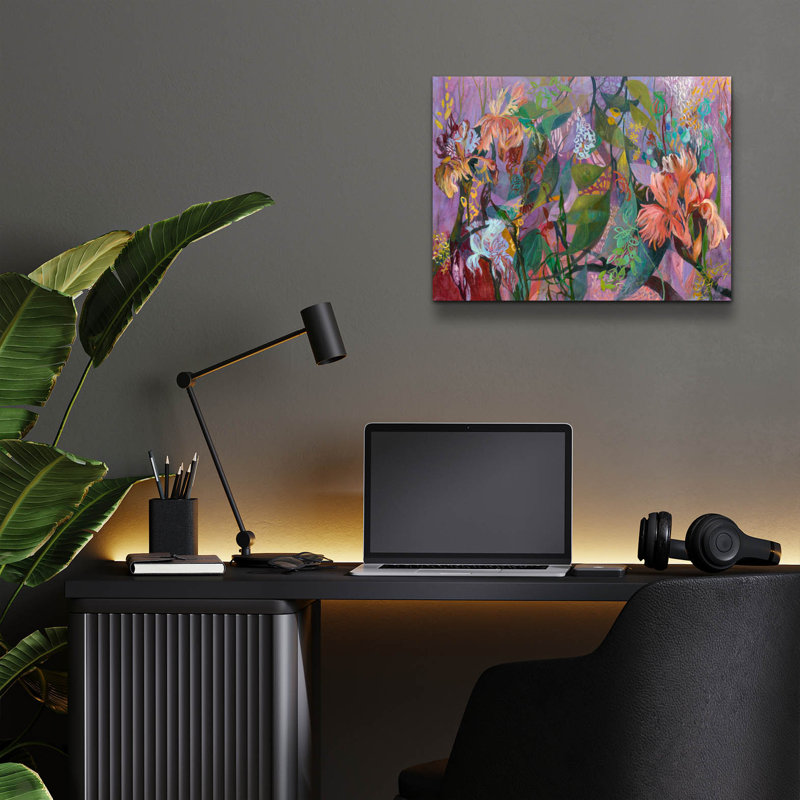 «Fall Season Maturité» par Julia Hacker, art mural en verre acrylique, H 12 po x l 16 po