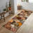 Contemporary Geometric Pattern Non-Woven Thin Type Printed Rug Ideal for Modern Home Decor and Office Spaces-126123492