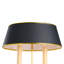 Lampe de table 15 po rouge / beige